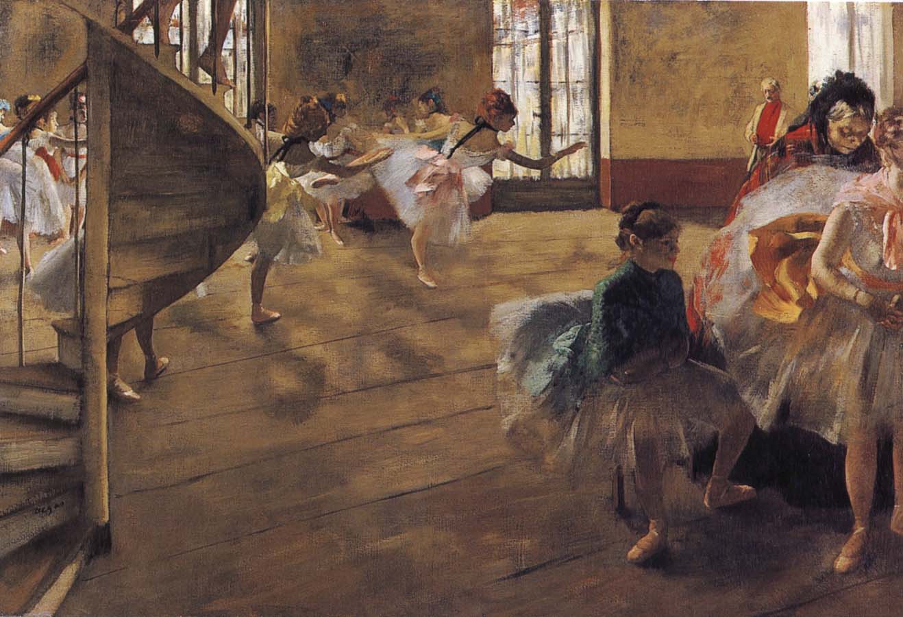 Ballet rehearsal